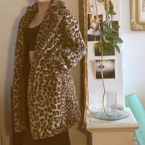 I.AM.GIA leopard trench coat